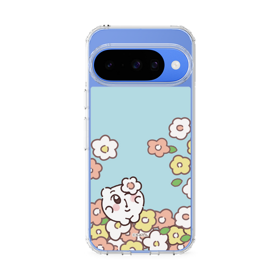 スリムプロテクションケース［ ちみたん - お花畑 - 青空 ］