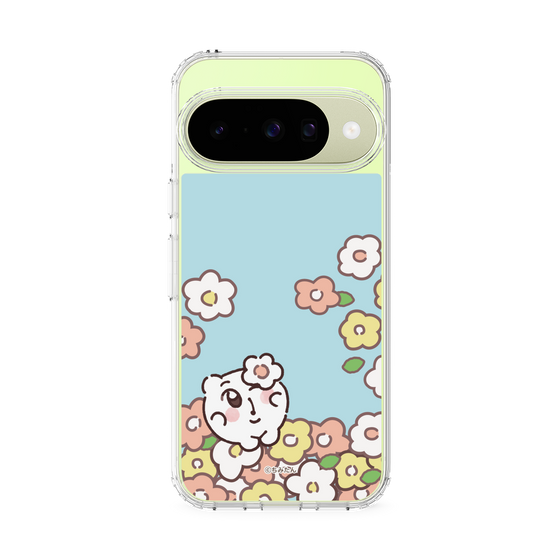 スリムプロテクションケース［ ちみたん - お花畑 - 青空 ］