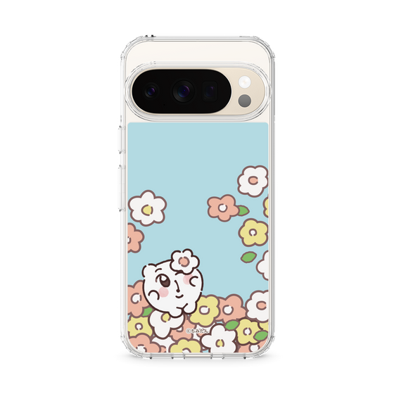 スリムプロテクションケース［ ちみたん - お花畑 - 青空 ］
