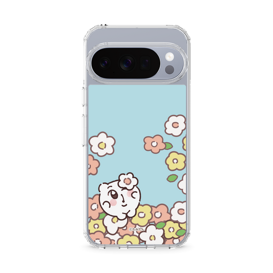 スリムプロテクションケース［ ちみたん - お花畑 - 青空 ］
