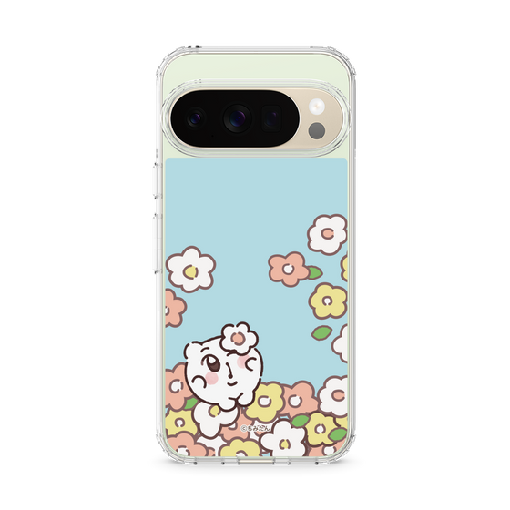 スリムプロテクションケース［ ちみたん - お花畑 - 青空 ］
