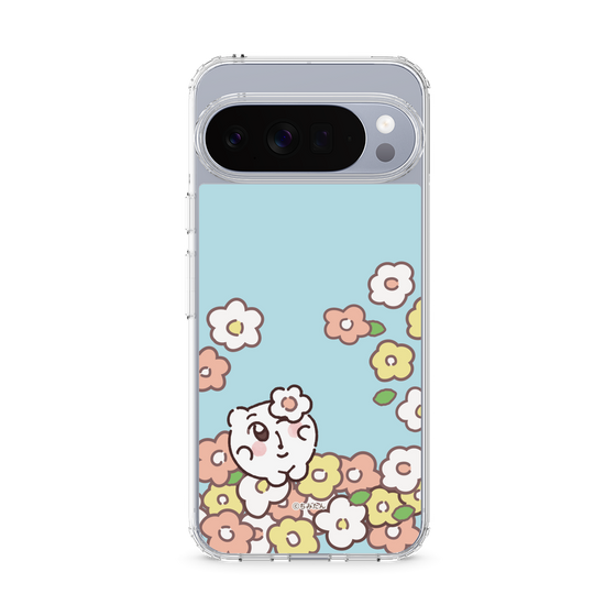 スリムプロテクションケース［ ちみたん - お花畑 - 青空 ］