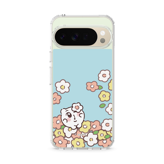 スリムプロテクションケース［ ちみたん - お花畑 - 青空 ］