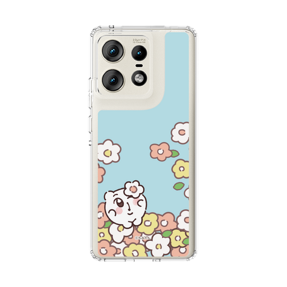 スリムプロテクションケース［ ちみたん - お花畑 - 青空 ］