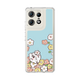 スリムプロテクションケース［ ちみたん - お花畑 - 青空 ］