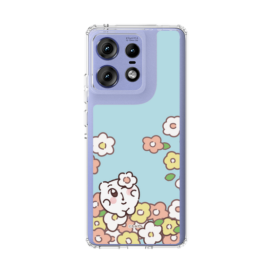 スリムプロテクションケース［ ちみたん - お花畑 - 青空 ］