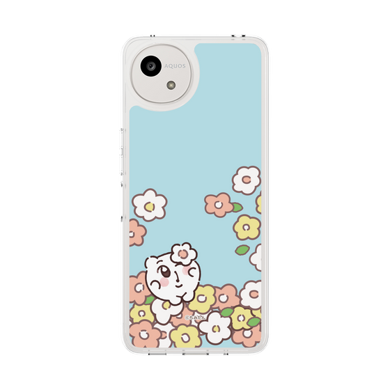 スリムプロテクションケース［ ちみたん - お花畑 - 青空 ］