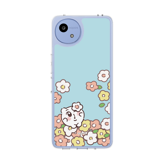 スリムプロテクションケース［ ちみたん - お花畑 - 青空 ］