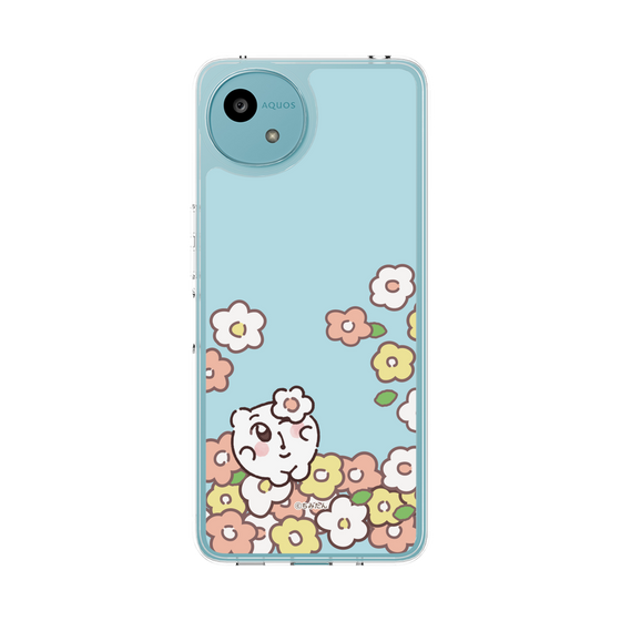 スリムプロテクションケース［ ちみたん - お花畑 - 青空 ］