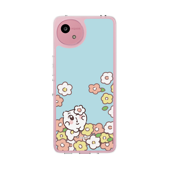 スリムプロテクションケース［ ちみたん - お花畑 - 青空 ］