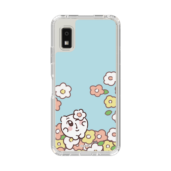 スリムプロテクションケース［ ちみたん - お花畑 - 青空 ］