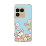 スリムプロテクションケース［ ちみたん - お花畑 - 青空 ］