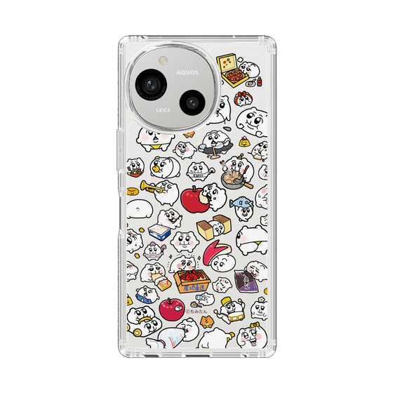 スリムプロテクションケース［ ちみたん - ちみたんがいっぱい - クリア ］