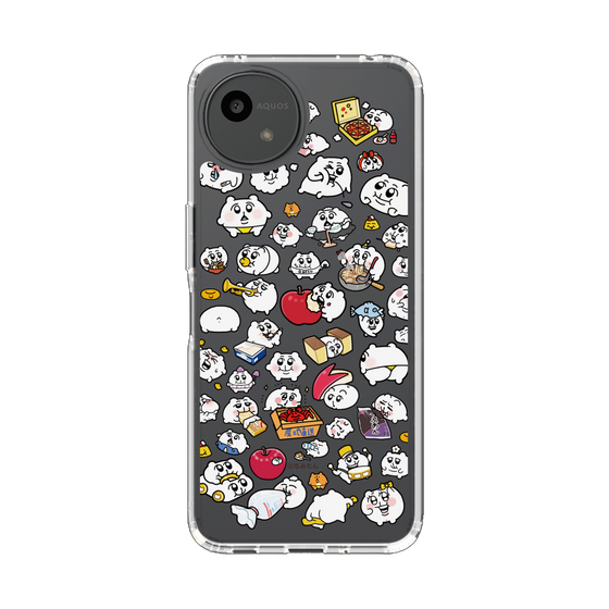 スリムプロテクションケース［ ちみたん - ちみたんがいっぱい - クリア ］