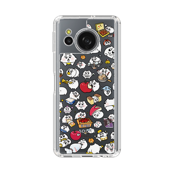 スリムプロテクションケース［ ちみたん - ちみたんがいっぱい - クリア ］