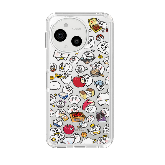 スリムプロテクションケース［ ちみたん - ちみたんがいっぱい - クリア ］