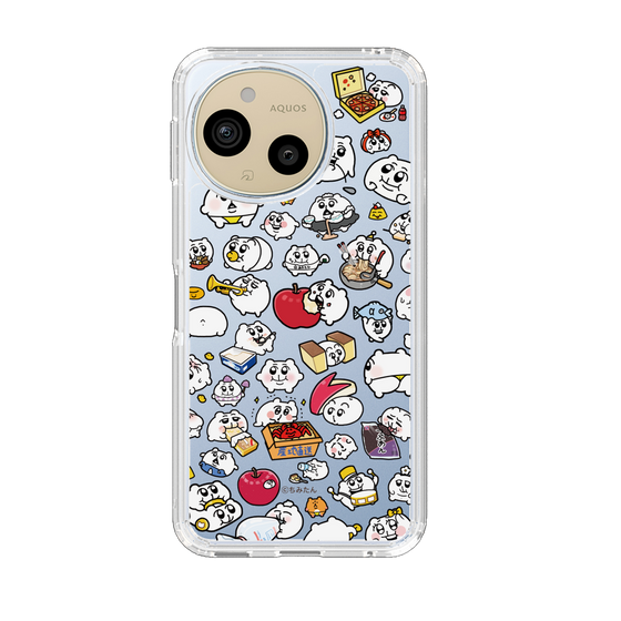 スリムプロテクションケース［ ちみたん - ちみたんがいっぱい - クリア ］