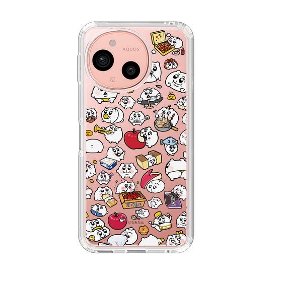 スリムプロテクションケース［ ちみたん - ちみたんがいっぱい - クリア ］
