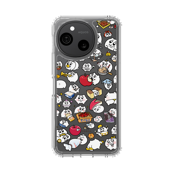 スリムプロテクションケース［ ちみたん - ちみたんがいっぱい - クリア ］