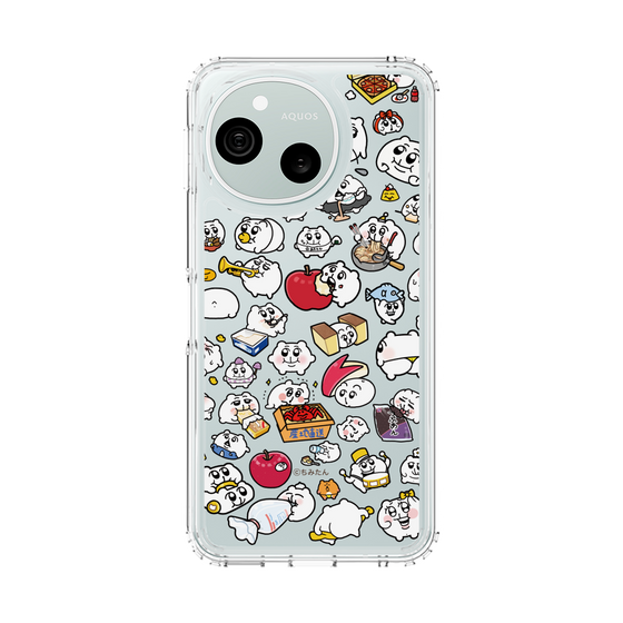 スリムプロテクションケース［ ちみたん - ちみたんがいっぱい - クリア ］