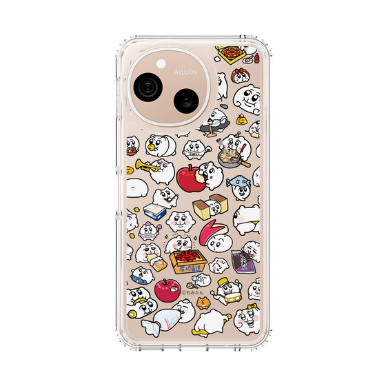 スリムプロテクションケース［ ちみたん - ちみたんがいっぱい - クリア ］