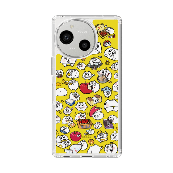 スリムプロテクションケース［ ちみたん - ちみたんがいっぱい - 黄色 ］