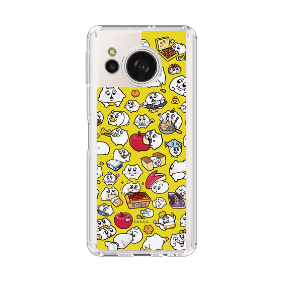 スリムプロテクションケース［ ちみたん - ちみたんがいっぱい - 黄色 ］