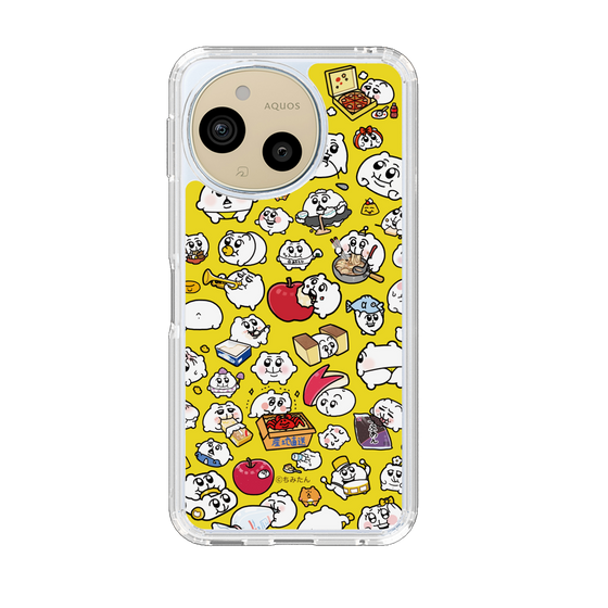 スリムプロテクションケース［ ちみたん - ちみたんがいっぱい - 黄色 ］