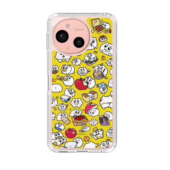 スリムプロテクションケース［ ちみたん - ちみたんがいっぱい - 黄色 ］