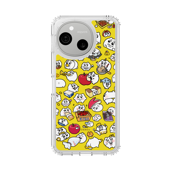 スリムプロテクションケース［ ちみたん - ちみたんがいっぱい - 黄色 ］