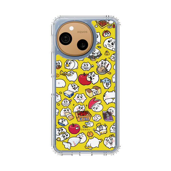 スリムプロテクションケース［ ちみたん - ちみたんがいっぱい - 黄色 ］