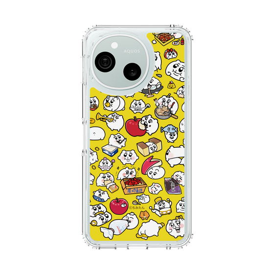スリムプロテクションケース［ ちみたん - ちみたんがいっぱい - 黄色 ］