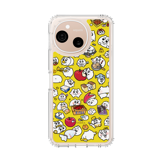 スリムプロテクションケース［ ちみたん - ちみたんがいっぱい - 黄色 ］