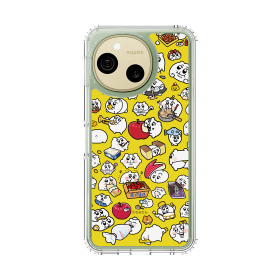 スリムプロテクションケース［ ちみたん - ちみたんがいっぱい - 黄色 ］