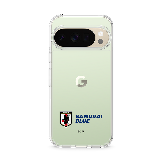 スリムプロテクションケース［ SAMURAI BLUE - エンブレム - クリア ］