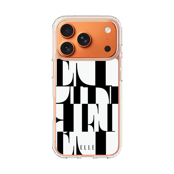 スリムプロテクションケース［ ELLE - カットロゴ ］