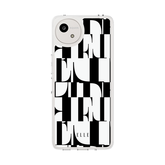 スリムプロテクションケース［ ELLE - カットロゴ ］