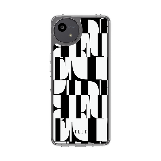 スリムプロテクションケース［ ELLE - カットロゴ ］