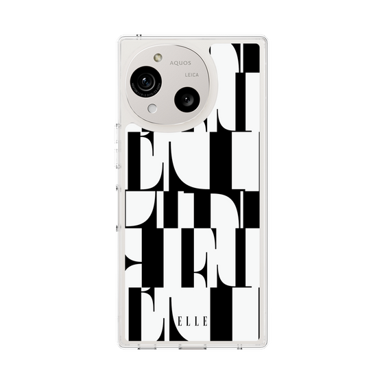 スリムプロテクションケース［ ELLE - カットロゴ ］
