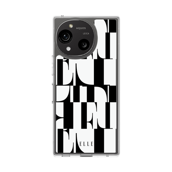 スリムプロテクションケース［ ELLE - カットロゴ ］