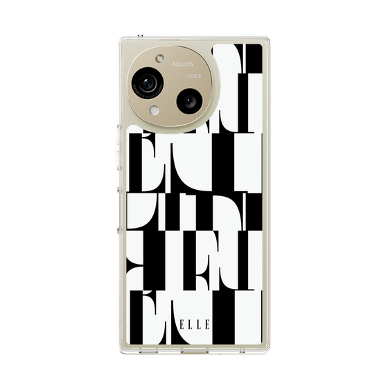 スリムプロテクションケース［ ELLE - カットロゴ ］