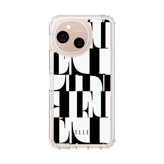 スリムプロテクションケース［ ELLE - カットロゴ ］