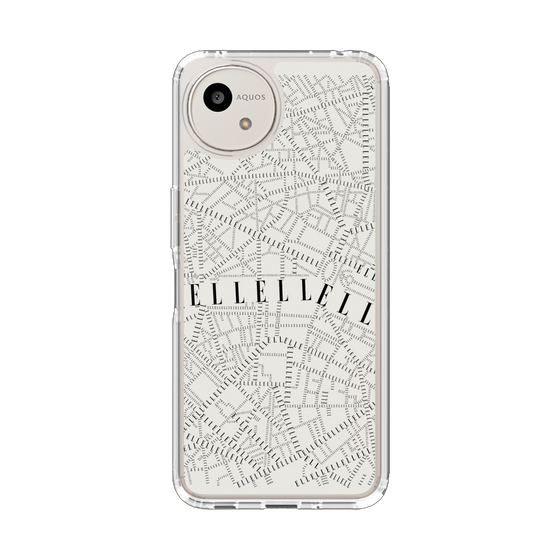 スリムプロテクションケース［ ELLE - マップ ］