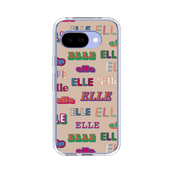 スリムプロテクションケース［ ELLE - ミックスロゴ ］
