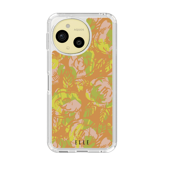 スリムプロテクションケース［ ELLE - ガーデン ］