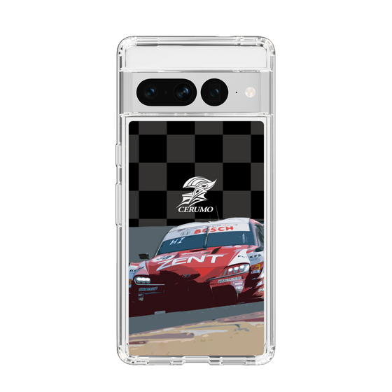 スリムプロテクションケース［ CERUMO - ZENT CERUMO GR Supra running - Checkered ］