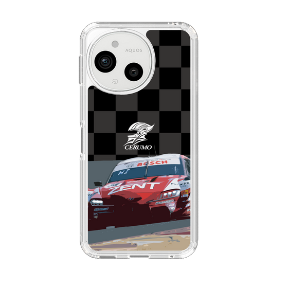 スリムプロテクションケース［ CERUMO - ZENT CERUMO GR Supra running - Checkered ］