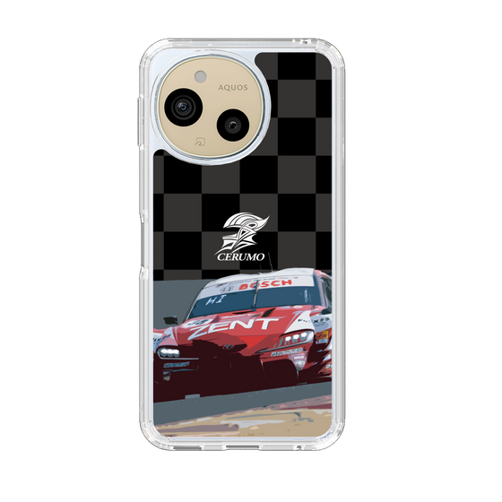 スリムプロテクションケース［ CERUMO - ZENT CERUMO GR Supra running - Checkered ］