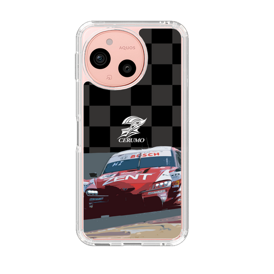 スリムプロテクションケース［ CERUMO - ZENT CERUMO GR Supra running - Checkered ］