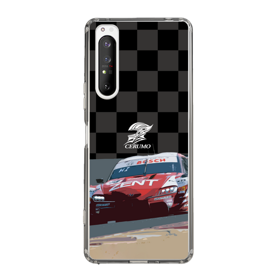 スリムプロテクションケース［ CERUMO - ZENT CERUMO GR Supra running - Checkered ］